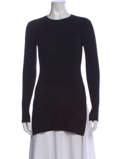 Pre-owned Frame Cashmere Crew Neck Sweater In Blue