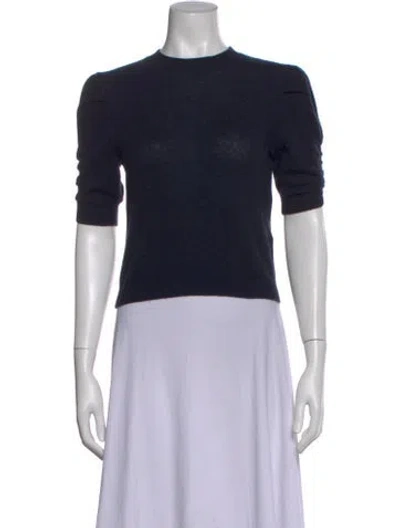 Pre-owned Frame Cashmere Crew Neck Sweater In Blue