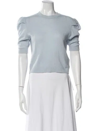 Pre-owned Frame Cashmere Crew Neck Sweater In Blue
