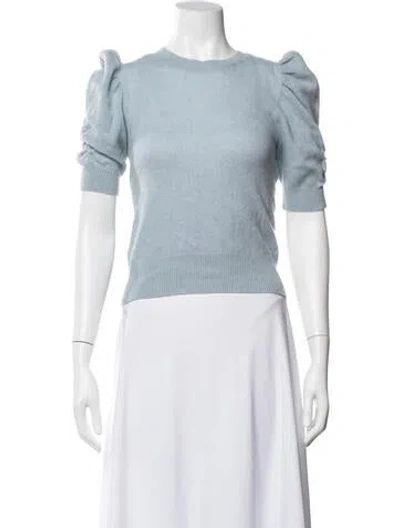 Pre-owned Frame Cashmere Crew Neck Sweater In Blue