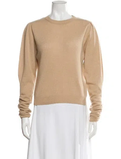 Pre-owned Frame Cashmere Crew Neck Sweater In Brown
