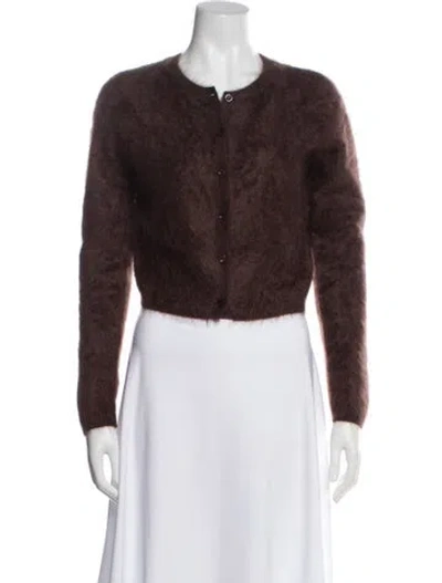 Pre-owned Frame Cashmere Crew Neck Sweater In Brown