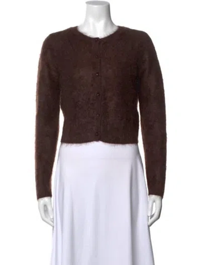 Pre-owned Frame Cashmere Crew Neck Sweater In Brown