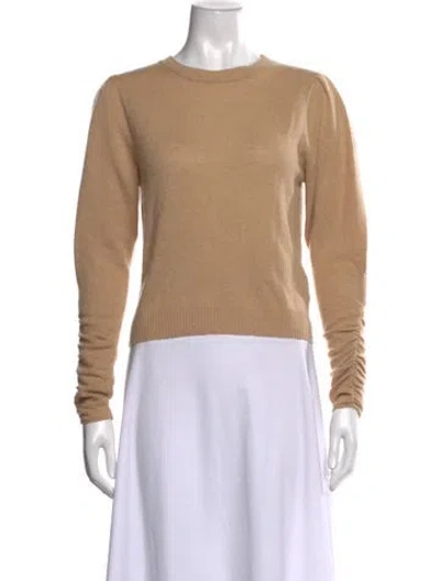 Pre-owned Frame Cashmere Crew Neck Sweater In Brown