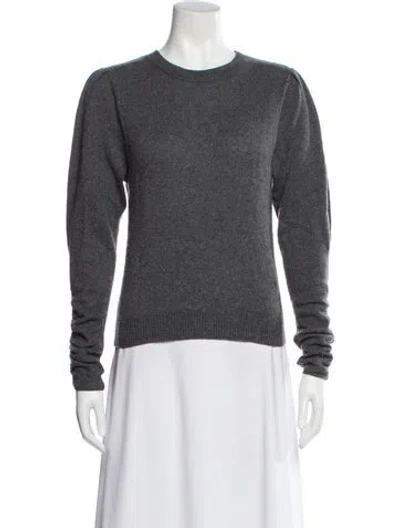 Pre-owned Frame Cashmere Crew Neck Sweater In Gray