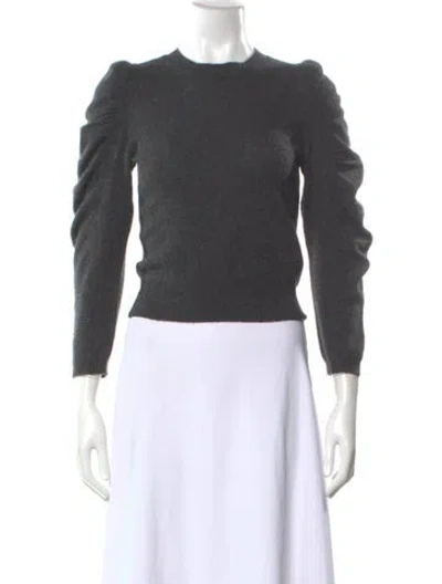 Pre-owned Frame Cashmere Crew Neck Sweater In Gray