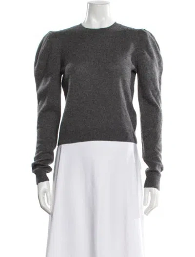 Pre-owned Frame Cashmere Crew Neck Sweater In Gray