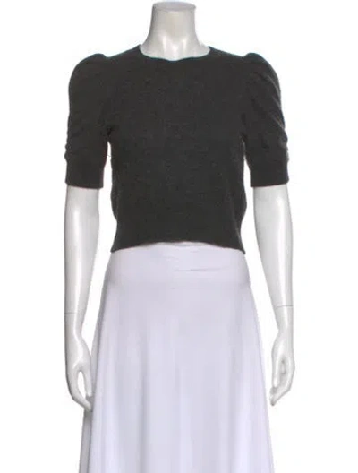 Pre-owned Frame Cashmere Crew Neck Sweater In Gray