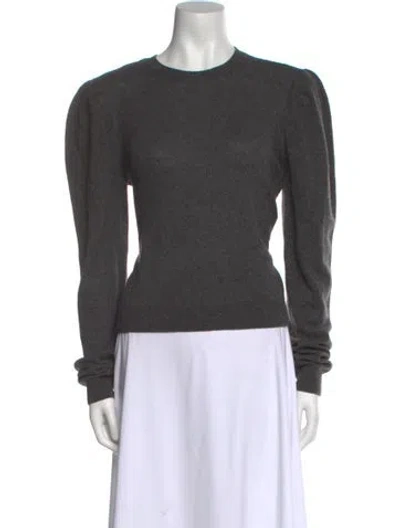Pre-owned Frame Cashmere Crew Neck Sweater In Gray