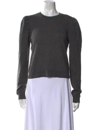 Pre-owned Frame Cashmere Crew Neck Sweater In Gray