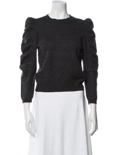 Pre-owned Frame Cashmere Crew Neck Sweater In Gray