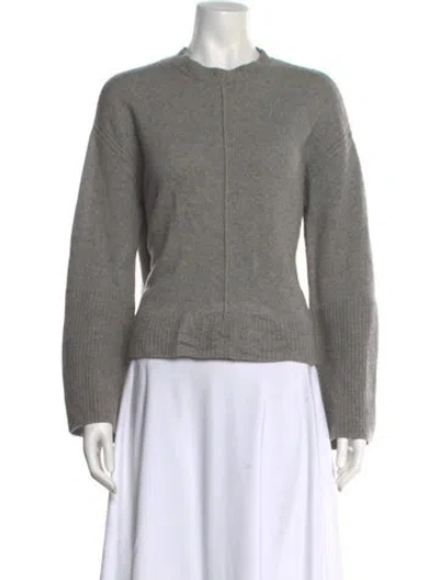 Pre-owned Frame Cashmere Crew Neck Sweater In Gray