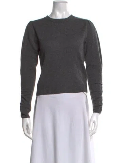 Pre-owned Frame Cashmere Crew Neck Sweater In Gray