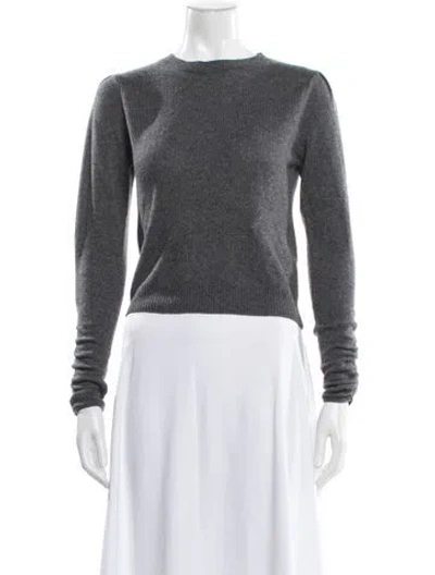 Pre-owned Frame Cashmere Crew Neck Sweater In Gray