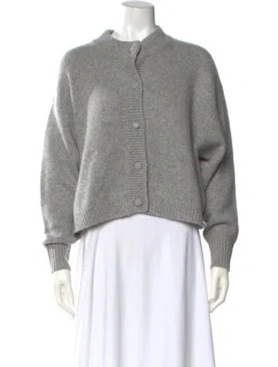 Pre-owned Frame Cashmere Crew Neck Sweater In Gray