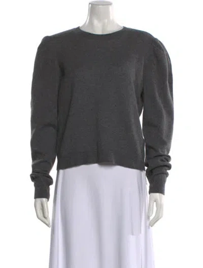 Pre-owned Frame Cashmere Crew Neck Sweater In Gray