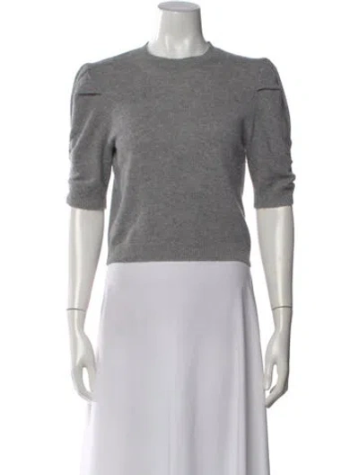 Pre-owned Frame Cashmere Crew Neck Sweater In Gray