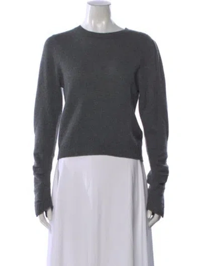 Pre-owned Frame Cashmere Crew Neck Sweater In Gray