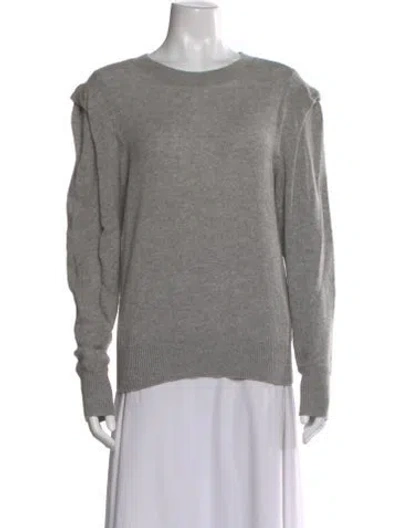 Pre-owned Frame Cashmere Crew Neck Sweater In Gray