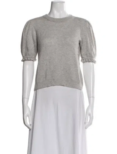 Pre-owned Frame Cashmere Crew Neck Sweater In Gray