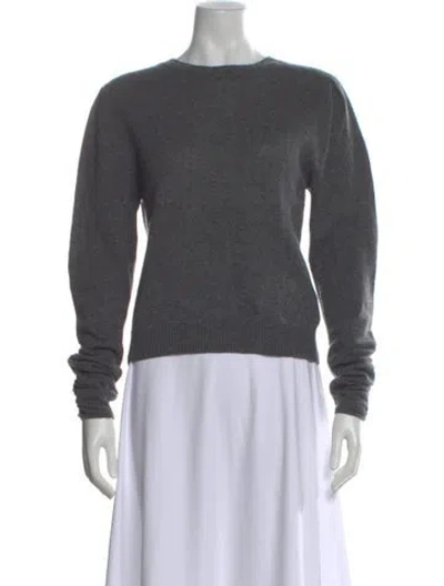 Pre-owned Frame Cashmere Crew Neck Sweater In Gray
