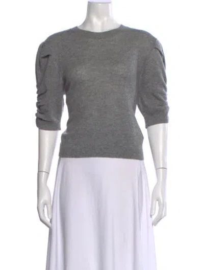 Pre-owned Frame Cashmere Crew Neck Sweater In Gray