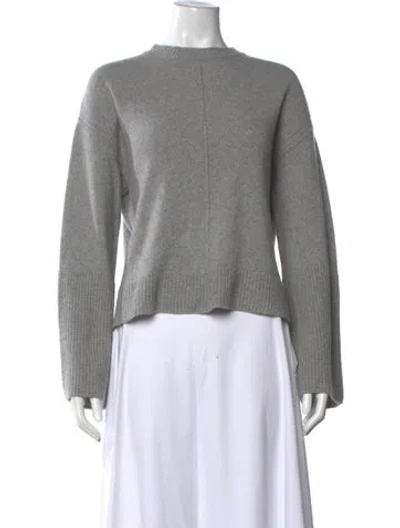 Pre-owned Frame Cashmere Crew Neck Sweater In Gray