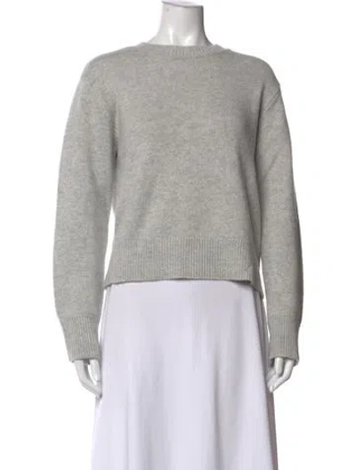 Pre-owned Frame Cashmere Crew Neck Sweater In Grey