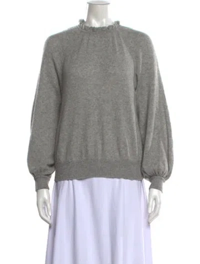 Pre-owned Frame Cashmere Crew Neck Sweater In Grey