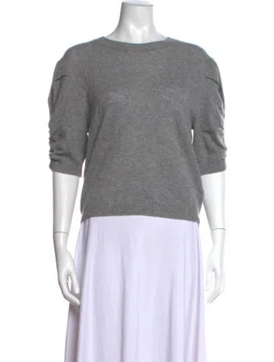 Pre-owned Frame Cashmere Crew Neck Sweater In Grey