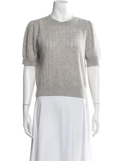 Pre-owned Frame Cashmere Crew Neck Sweater In Grey