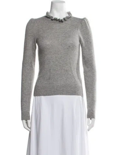 Pre-owned Frame Cashmere Crew Neck Sweater In Grey