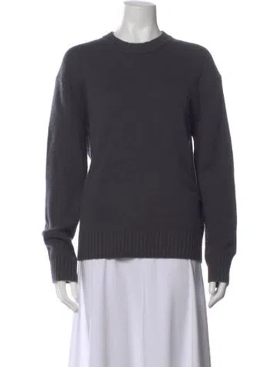 Pre-owned Frame Cashmere Crew Neck Sweater In Grey