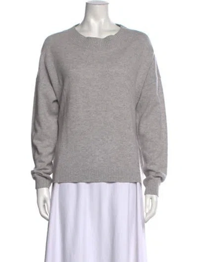 Pre-owned Frame Cashmere Crew Neck Sweater In Grey