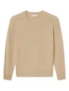 Frame Cashmere Crew-neck Sweater In Neutral