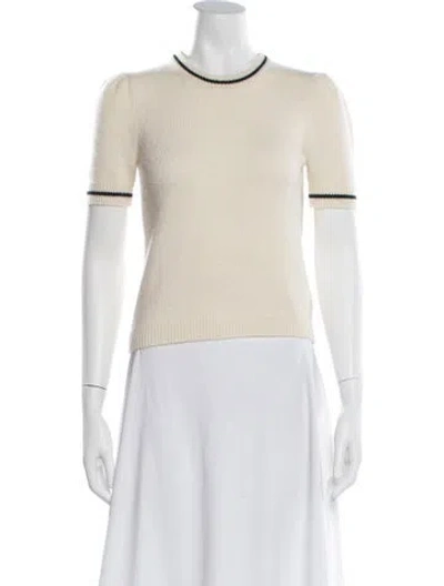 Pre-owned Frame Cashmere Crew Neck Sweater In Neutral