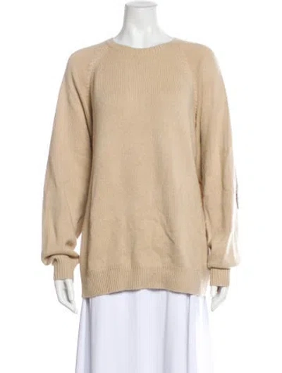 Pre-owned Frame Cashmere Crew Neck Sweater In Neutral