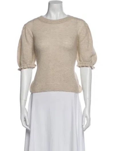 Pre-owned Frame Cashmere Crew Neck Sweater In Neutral