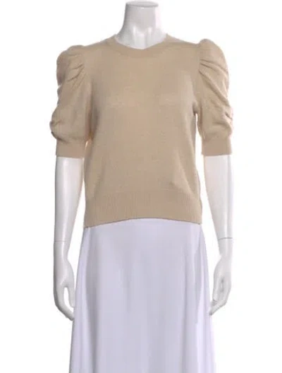 Pre-owned Frame Cashmere Crew Neck Sweater In Neutral
