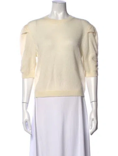 Pre-owned Frame Cashmere Crew Neck Sweater In Neutral