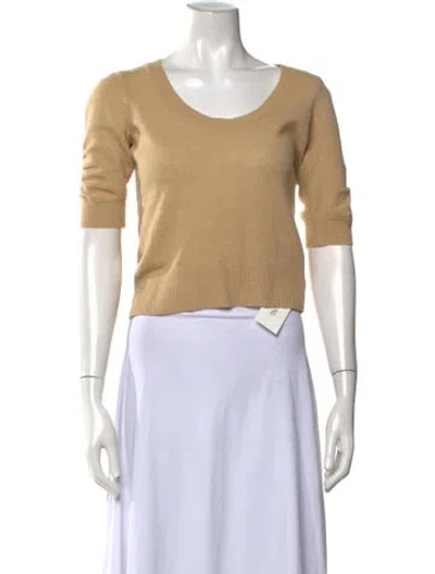 Pre-owned Frame Cashmere Crew Neck Sweater In Neutrals