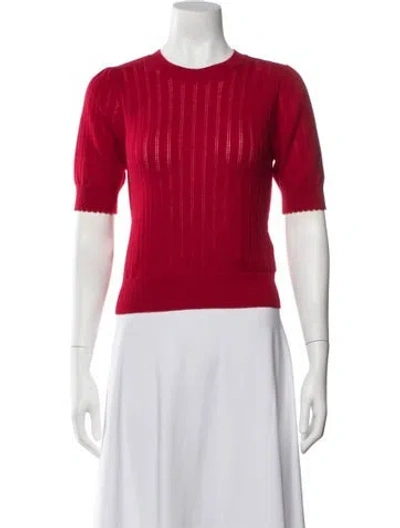Pre-owned Frame Cashmere Crew Neck Sweater In Orange