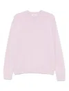 Frame Cashmere Crew-neck Sweater In Light Pink