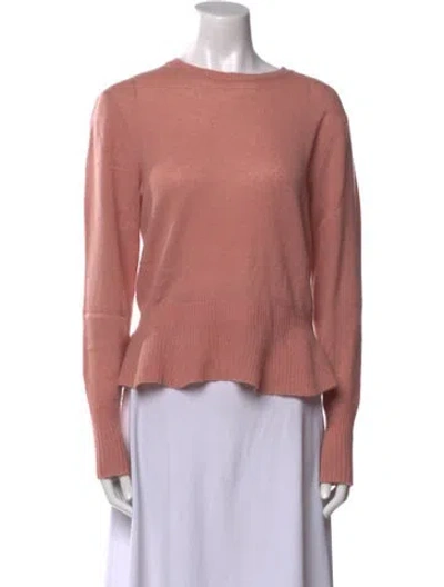 Pre-owned Frame Cashmere Crew Neck Sweater In Pink