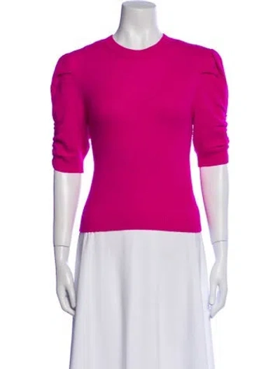 Pre-owned Frame Cashmere Crew Neck Sweater In Pink