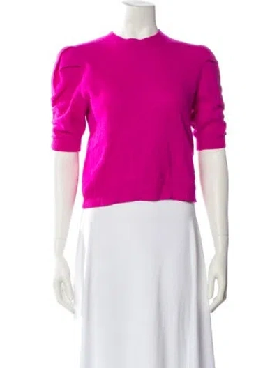 Pre-owned Frame Cashmere Crew Neck Sweater In Pink