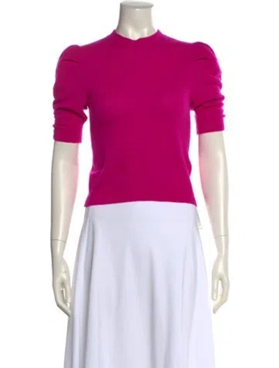 Pre-owned Frame Cashmere Crew Neck Sweater In Pink