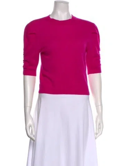 Pre-owned Frame Cashmere Crew Neck Sweater In Pink