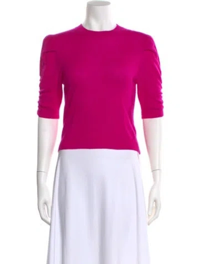 Pre-owned Frame Cashmere Crew Neck Sweater In Pink