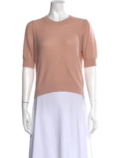 Pre-owned Frame Cashmere Crew Neck Sweater In Pink